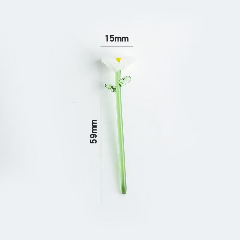 Custom Handmade Glass Birth‑Month Flower Mini Bouquet Keepsake Gift