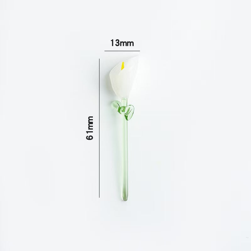 Custom Handmade Glass Birth‑Month Flower Mini Bouquet Keepsake Gift