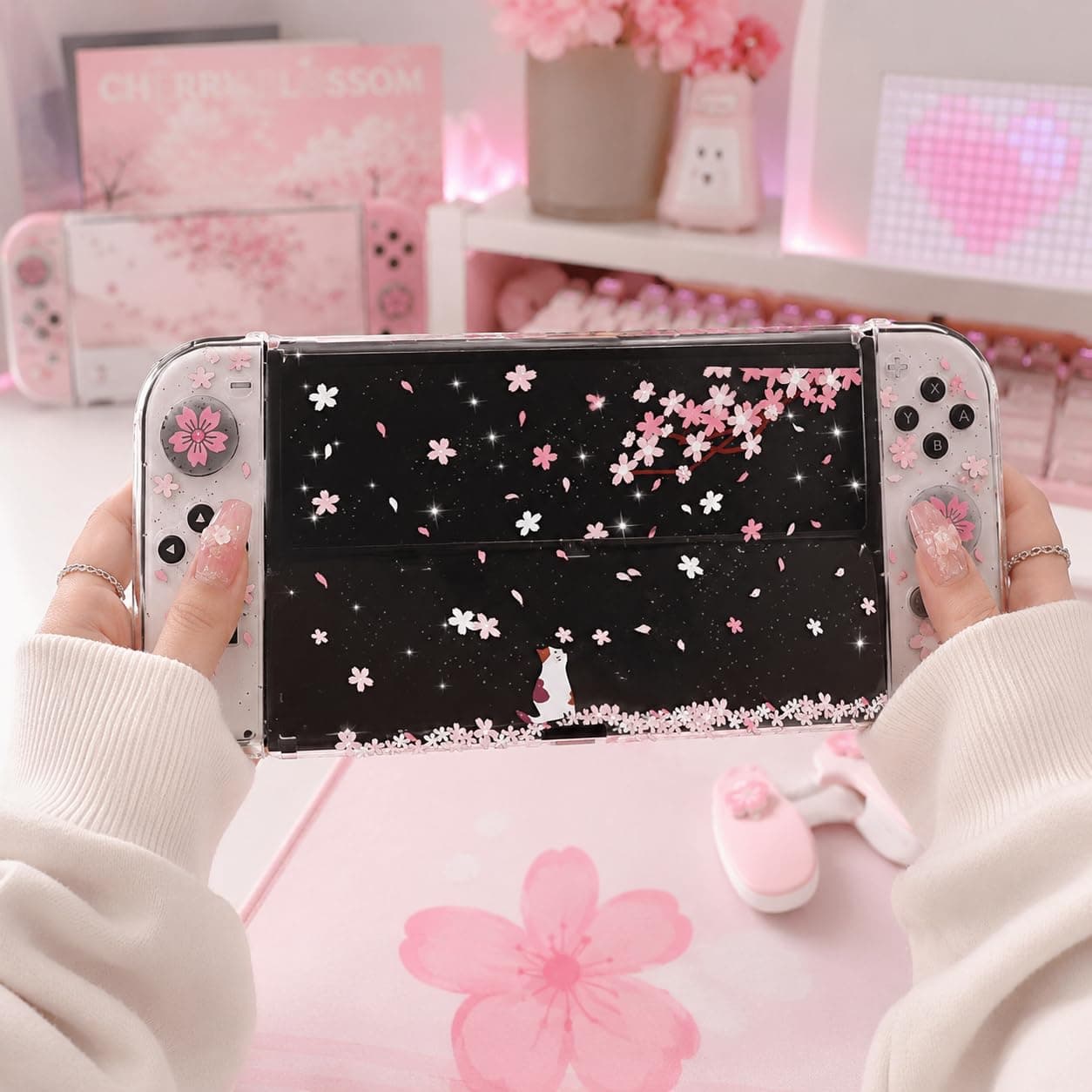 cute nintendo switch oled case