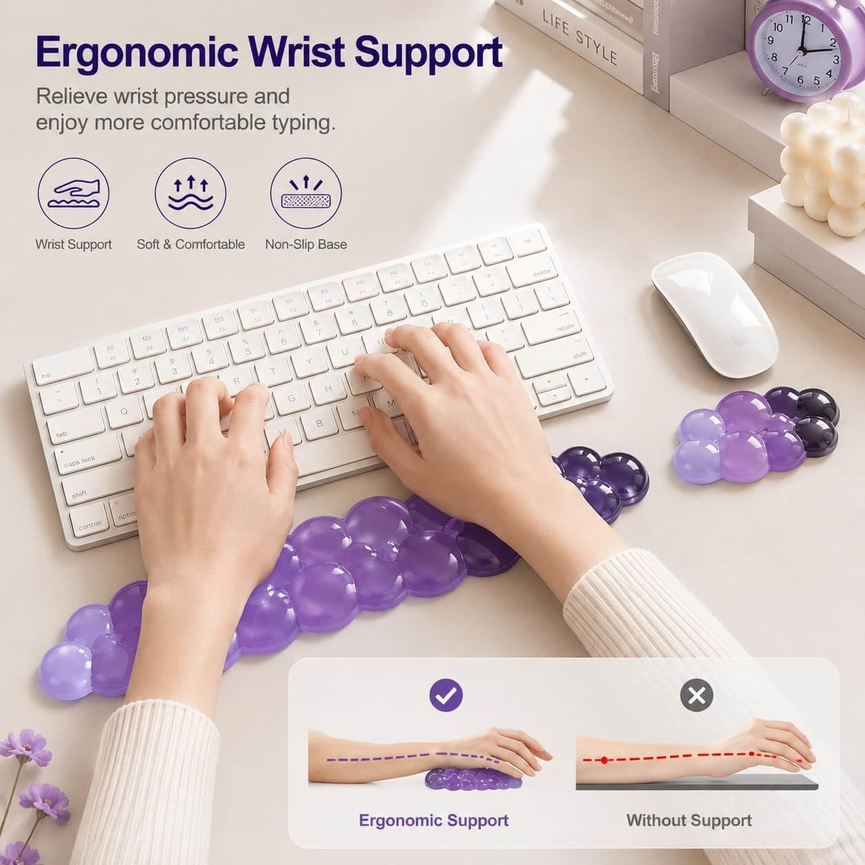 cute wrist rest for keyboard