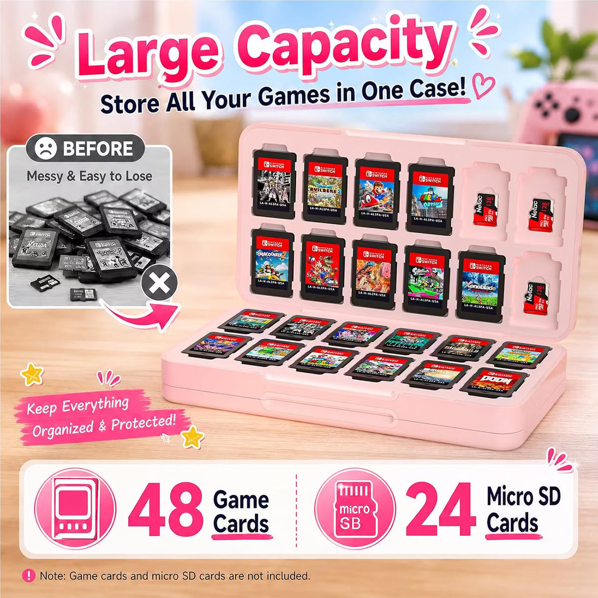 Mermaid Game Card Storage Case