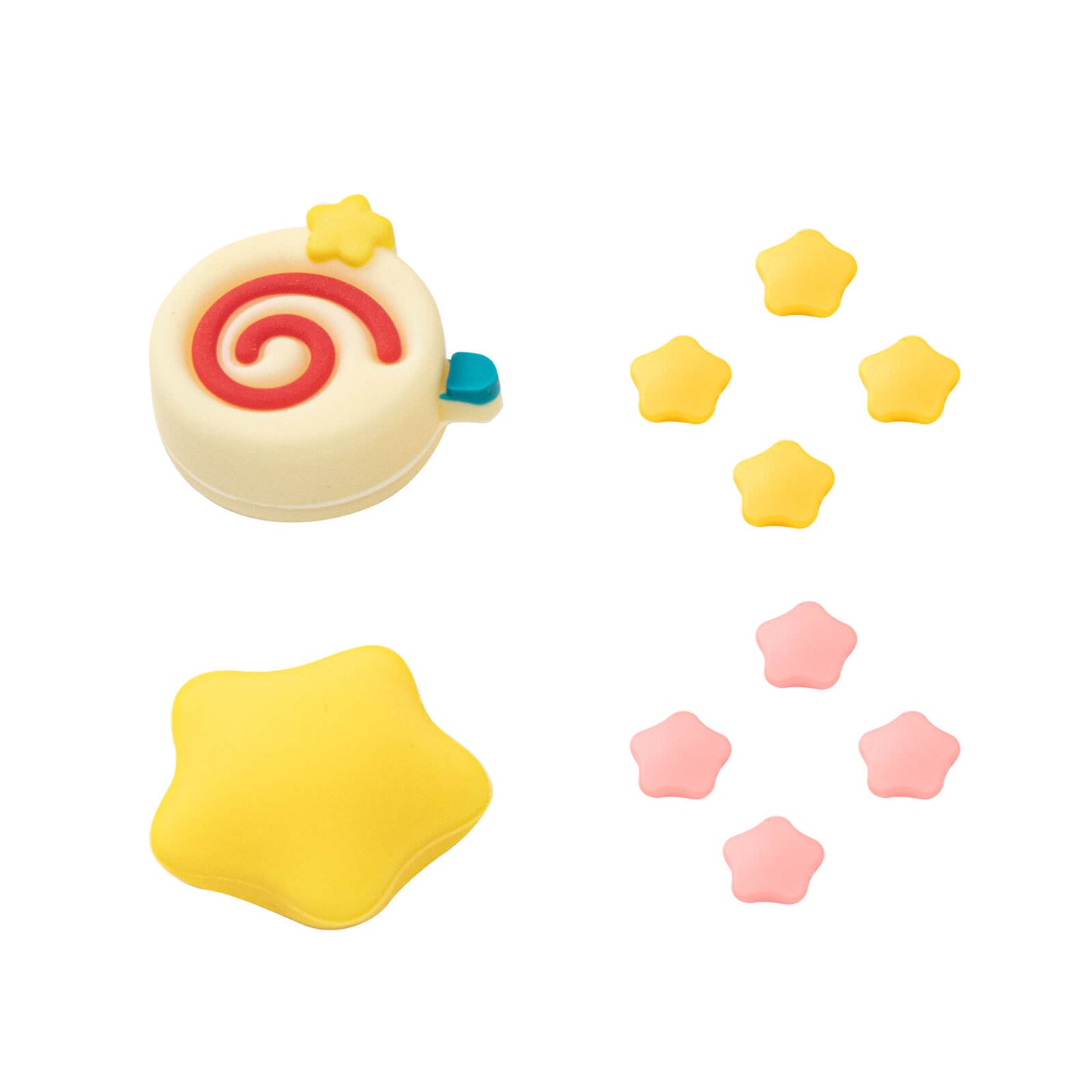 Kirby Thumb Grips for Nintendo Switch, Cute Switch OLED Button Caps Set
