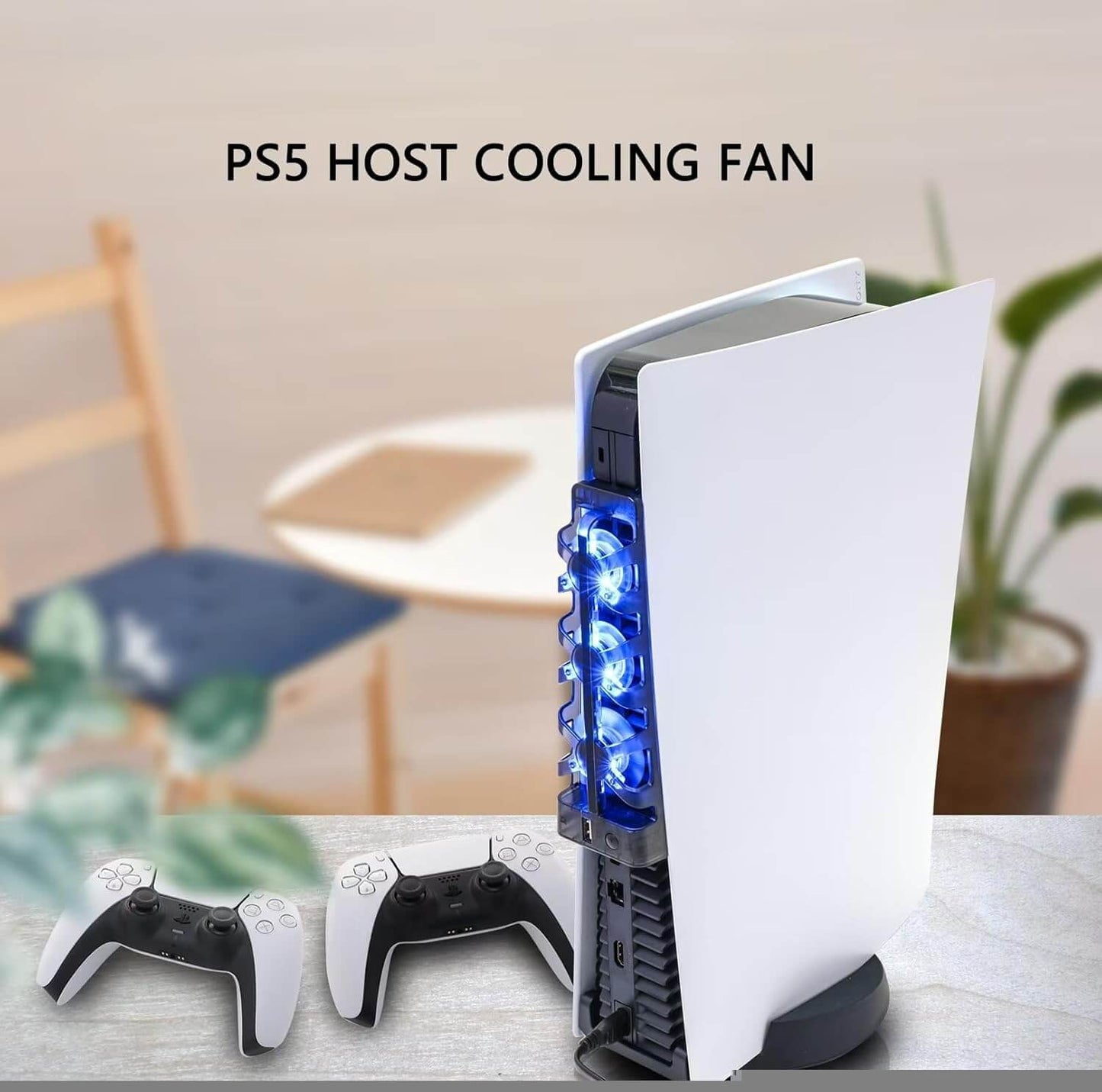 PS5 Cooling Fans, PlayStation 5 Cooling Fan Compatible with PS5 Discs Edition and Digital Edition (NOT for PS5 Slim/PS5 Pro)