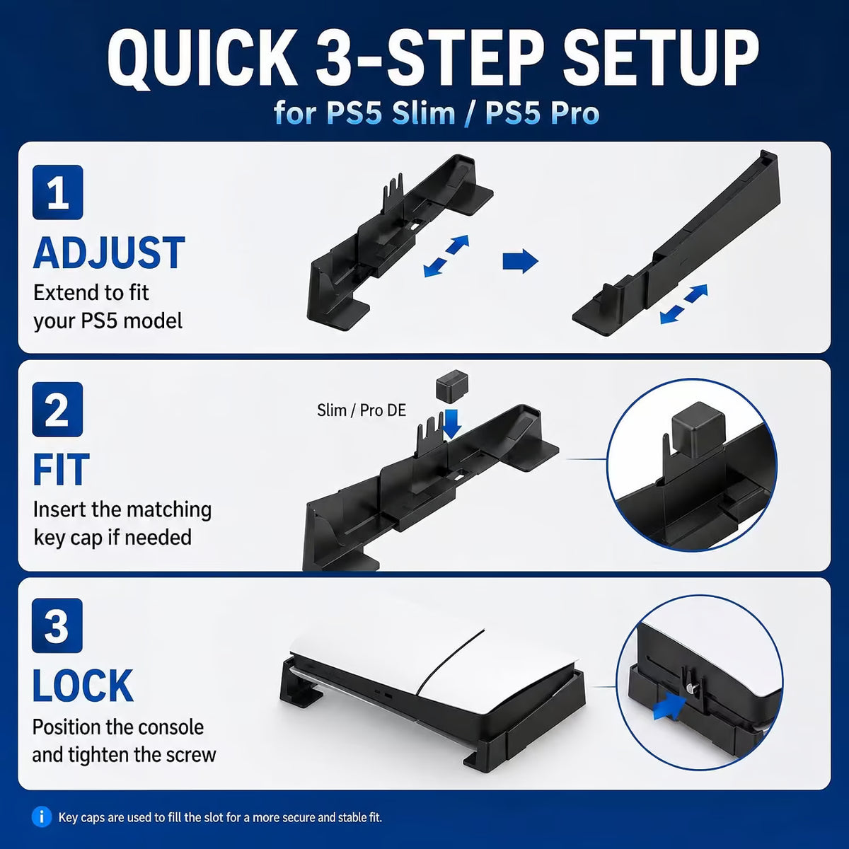 adjustable ps5 horizontal stand