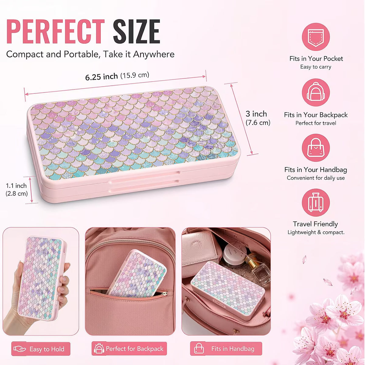 Mermaid Game Card Storage Case