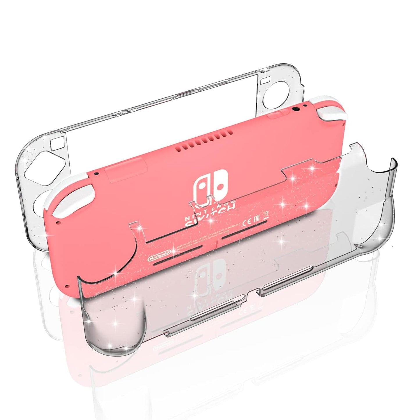 Clear Glitter Case for Switch Lite