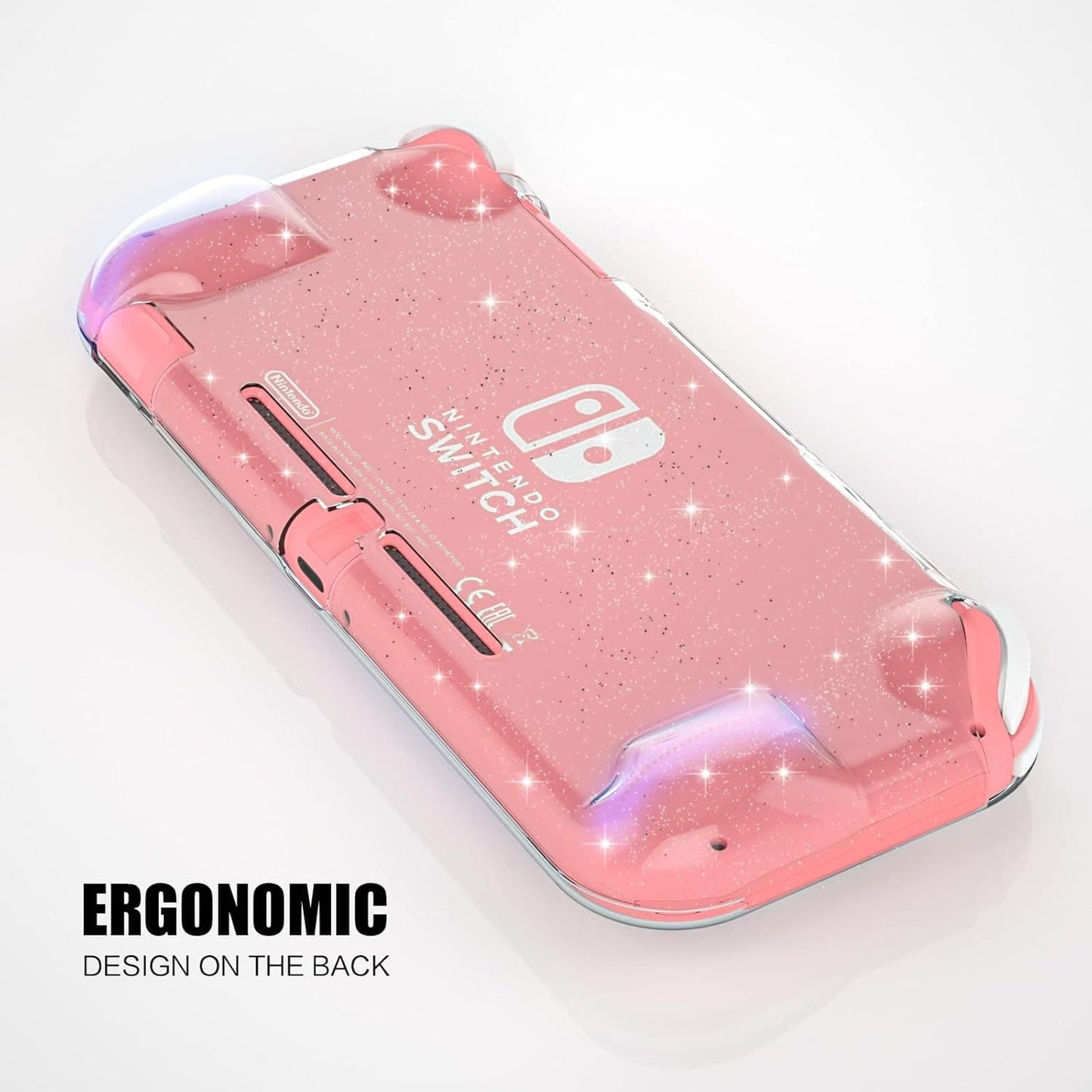 Clear Glitter Case for Switch Lite