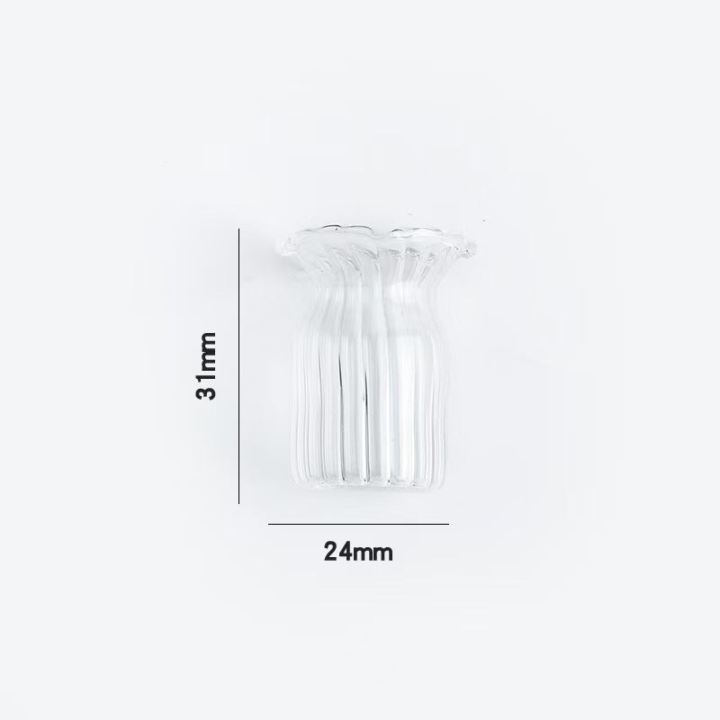 Custom Handmade Glass Birth‑Month Flower Mini Bouquet Keepsake Gift